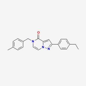 2-(4-ethylphenyl)-5-[(4-methylphenyl)methyl]-4H,5H-pyrazolo[1,5-a]pyrazin-4-one