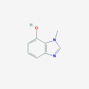 molecular formula C8H8N2O B065521 3-Methylbenzimidazol-4-ol CAS No. 163298-76-8