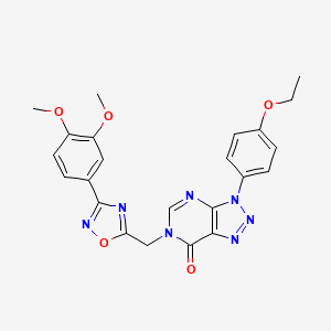 6-{[3-(3,4-dimethoxyphenyl)-1,2,4-oxadiazol-5-yl]methyl}-3-(4-ethoxyphenyl)-3H,6H,7H-[1,2,3]triazolo[4,5-d]pyrimidin-7-one