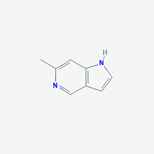 molecular formula C8H8N2 B065541 6-methyl-1H-pyrrolo[3,2-c]pyridine CAS No. 183586-34-7