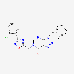 6-{[3-(2-chlorophenyl)-1,2,4-oxadiazol-5-yl]methyl}-3-[(2-methylphenyl)methyl]-3H,6H,7H-[1,2,3]triazolo[4,5-d]pyrimidin-7-one