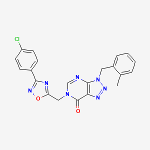 6-((3-(4-chlorophenyl)-1,2,4-oxadiazol-5-yl)methyl)-3-(2-methylbenzyl)-3H-[1,2,3]triazolo[4,5-d]pyrimidin-7(6H)-one