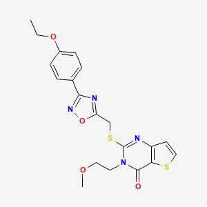 2-({[3-(4-ethoxyphenyl)-1,2,4-oxadiazol-5-yl]methyl}sulfanyl)-3-(2-methoxyethyl)-3H,4H-thieno[3,2-d]pyrimidin-4-one