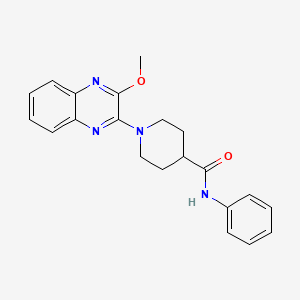 1-(3-methoxyquinoxalin-2-yl)-N-phenylpiperidine-4-carboxamide