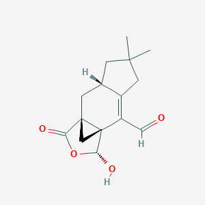 molecular formula C15H18O4 B065570 Hyphodontal CAS No. 159736-40-0