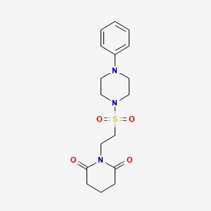 1-{2-[(4-phenylpiperazin-1-yl)sulfonyl]ethyl}piperidine-2,6-dione