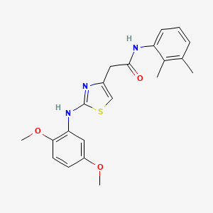 2-{2-[(2,5-dimethoxyphenyl)amino]-1,3-thiazol-4-yl}-N-(2,3-dimethylphenyl)acetamide
