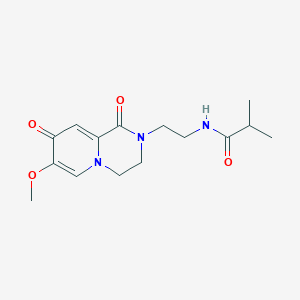 N-(2-{7-methoxy-1,8-dioxo-1H,2H,3H,4H,8H-pyrido[1,2-a]pyrazin-2-yl}ethyl)-2-methylpropanamide