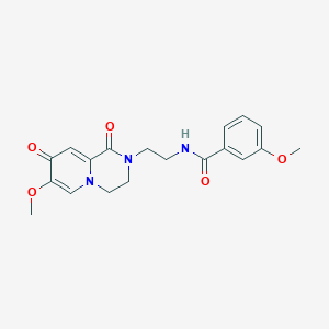 3-methoxy-N-(2-{7-methoxy-1,8-dioxo-1H,2H,3H,4H,8H-pyrido[1,2-a]pyrazin-2-yl}ethyl)benzamide