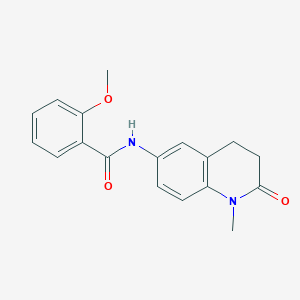 2-methoxy-N-(1-methyl-2-oxo-1,2,3,4-tetrahydroquinolin-6-yl)benzamide
