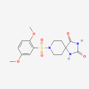 8-(2,5-dimethoxybenzenesulfonyl)-1,3,8-triazaspiro[4.5]decane-2,4-dione