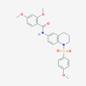 2,4-dimethoxy-N-[1-(4-methoxybenzenesulfonyl)-1,2,3,4-tetrahydroquinolin-6-yl]benzamide