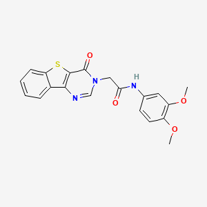 N-(3,4-dimethoxyphenyl)-2-(4-oxo[1]benzothieno[3,2-d]pyrimidin-3(4H)-yl)acetamide