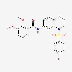 N-[1-(4-fluorobenzenesulfonyl)-1,2,3,4-tetrahydroquinolin-7-yl]-2,3-dimethoxybenzamide