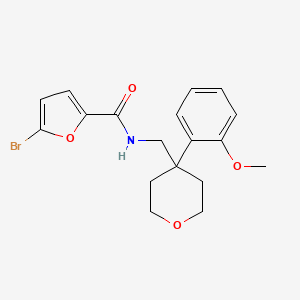 5-bromo-N-{[4-(2-methoxyphenyl)oxan-4-yl]methyl}furan-2-carboxamide