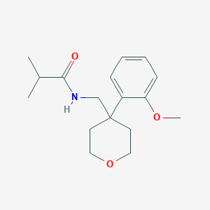 N-{[4-(2-methoxyphenyl)oxan-4-yl]methyl}-2-methylpropanamide