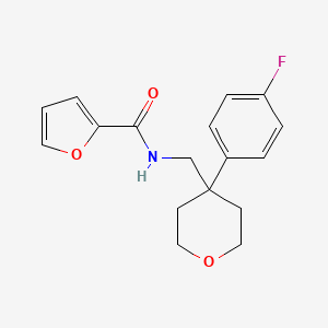 N-{[4-(4-fluorophenyl)oxan-4-yl]methyl}furan-2-carboxamide