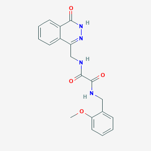 N'-[(2-methoxyphenyl)methyl]-N-[(4-oxo-3,4-dihydrophthalazin-1-yl)methyl]ethanediamide