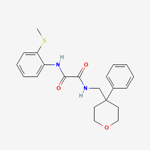 N-[2-(methylsulfanyl)phenyl]-N'-[(4-phenyloxan-4-yl)methyl]ethanediamide