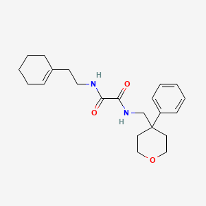 N'-[2-(cyclohex-1-en-1-yl)ethyl]-N-[(4-phenyloxan-4-yl)methyl]ethanediamide