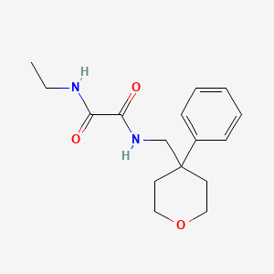 N-ethyl-N'-[(4-phenyloxan-4-yl)methyl]ethanediamide