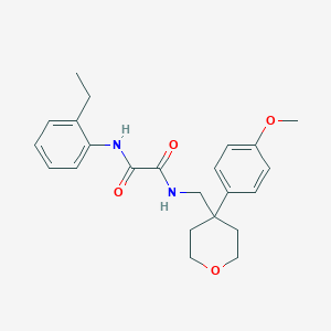 molecular formula C23H28N2O4 B6562379 N'-(2-ethylphenyl)-N-{[4-(4-methoxyphenyl)oxan-4-yl]methyl}ethanediamide CAS No. 1091139-99-9