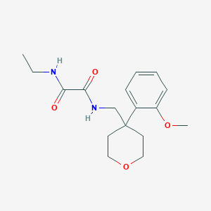molecular formula C17H24N2O4 B6562491 N-ethyl-N'-{[4-(2-methoxyphenyl)oxan-4-yl]methyl}ethanediamide CAS No. 1091111-82-8