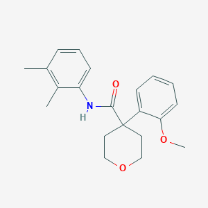 molecular formula C21H25NO3 B6562811 N-(2,3-dimethylphenyl)-4-(2-methoxyphenyl)oxane-4-carboxamide CAS No. 1091138-49-6