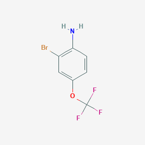 molecular formula C7H5BrF3NO B065650 2-溴-4-(三氟甲氧基)苯胺 CAS No. 175278-17-8