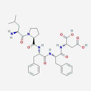molecular formula C33H43N5O8 B065657 Leu-Pro-Phe-Phe-Asp CAS No. 182912-74-9