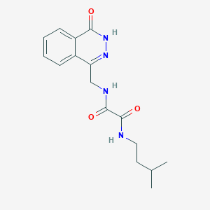 molecular formula C16H20N4O3 B6566354 N-(3-methylbutyl)-N'-[(4-oxo-3,4-dihydrophthalazin-1-yl)methyl]ethanediamide CAS No. 946349-97-9