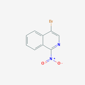 molecular formula C9H5BrN2O2 B065665 4-溴-1-硝基异喹啉 CAS No. 182184-81-2