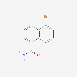 molecular formula C11H8BrNO B065667 5-Bromo-1-naphthamide CAS No. 22531-59-5
