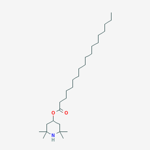 molecular formula C27H53NO2 B065672 2,2,6,6-Tetramethyl-4-piperidinyl stearate CAS No. 167078-06-0