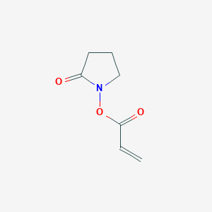 molecular formula C7H9NO3 B065693 (2-氧代吡咯烷-1-基)丙-2-烯酸酯 CAS No. 194155-79-8