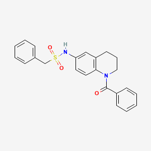 N-(1-benzoyl-1,2,3,4-tetrahydroquinolin-6-yl)-1-phenylmethanesulfonamide