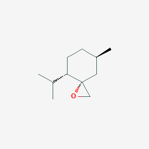 molecular formula C11H20O B065697 (3S,4S,7R)-7-methyl-4-propan-2-yl-1-oxaspiro[2.5]octane CAS No. 184178-86-7