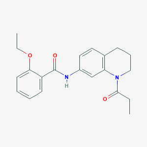 2-ethoxy-N-(1-propanoyl-1,2,3,4-tetrahydroquinolin-7-yl)benzamide