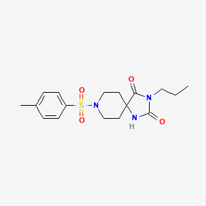 8-(4-methylbenzenesulfonyl)-3-propyl-1,3,8-triazaspiro[4.5]decane-2,4-dione