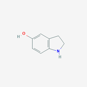 molecular formula C8H9NO B065711 2,3-dihydro-1H-indol-5-ol CAS No. 172078-33-0