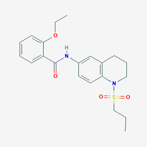 2-ethoxy-N-[1-(propane-1-sulfonyl)-1,2,3,4-tetrahydroquinolin-6-yl]benzamide