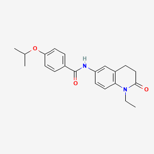 N-(1-ethyl-2-oxo-1,2,3,4-tetrahydroquinolin-6-yl)-4-(propan-2-yloxy)benzamide
