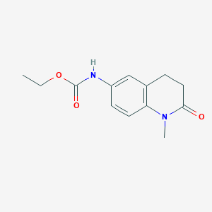 molecular formula C13H16N2O3 B6572152 ethyl N-(1-methyl-2-oxo-1,2,3,4-tetrahydroquinolin-6-yl)carbamate CAS No. 921999-48-6