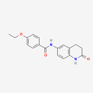 4-ethoxy-N-(2-oxo-1,2,3,4-tetrahydroquinolin-6-yl)benzamide