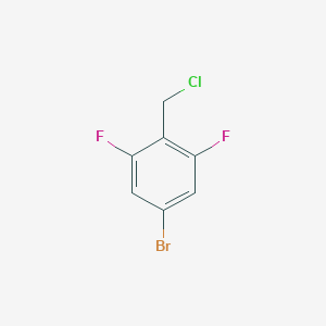 molecular formula C7H4BrClF2 B065726 5-Bromo-2-(chloromethyl)-1,3-difluorobenzene CAS No. 175589-02-3