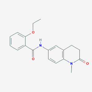 molecular formula C19H20N2O3 B6573165 2-ethoxy-N-(1-methyl-2-oxo-1,2,3,4-tetrahydroquinolin-6-yl)benzamide CAS No. 921999-15-7