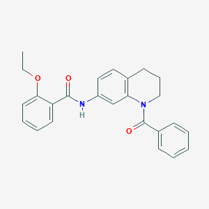 N-(1-benzoyl-1,2,3,4-tetrahydroquinolin-7-yl)-2-ethoxybenzamide