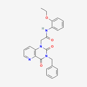 molecular formula C24H22N4O4 B6573239 2-{3-benzyl-2,4-dioxo-1H,2H,3H,4H-pyrido[3,2-d]pyrimidin-1-yl}-N-(2-ethoxyphenyl)acetamide CAS No. 921828-24-2