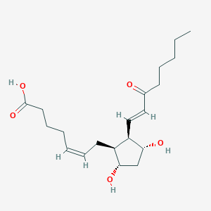 molecular formula C20H32O5 B065738 9S,11R-dihydroxy-15-oxo-5Z,13E-prostadienoic acid-cyclo[8S,12R] CAS No. 191919-01-4