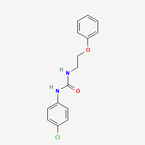 molecular formula C15H15ClN2O2 B6574066 3-(4-chlorophenyl)-1-(2-phenoxyethyl)urea CAS No. 1203027-16-0